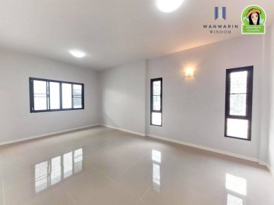 บ้านเดี่ยวชั้นเดียว(บ้านใหม่) ในโครงการเจริญทรัพย์โมเดิร์น 14 ใกล้วัดตำแย