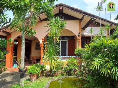 บ้านเดี่ยวพร้อมที่ดิน สไตล์บ้านสวน เนื้อที่เยอะ