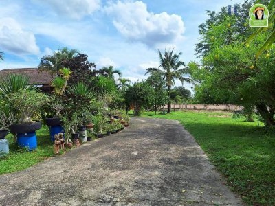 บ้านเดี่ยวพร้อมที่ดิน สไตล์บ้านสวน เนื้อที่เยอะ