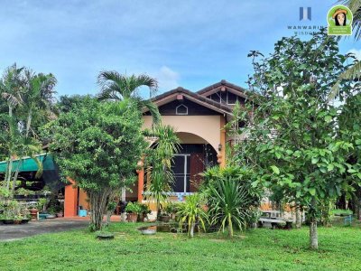 บ้านเดี่ยวพร้อมที่ดิน สไตล์บ้านสวน เนื้อที่เยอะ