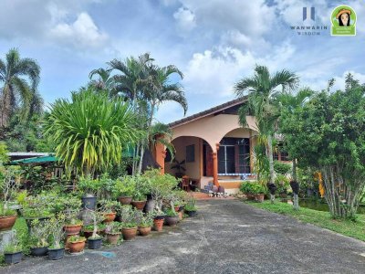 บ้านเดี่ยวพร้อมที่ดิน สไตล์บ้านสวน เนื้อที่เยอะ