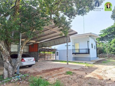 บ้านเดี่ยวชั้นครึ่งยกพื้นสูง รีโนเวทใหม่สไตล์โมเดิร์น ทำเลดี ติดถนนซอยห้วยคุ้ม