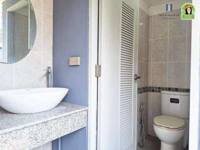 บ้านเดี่ยวชั้นเดียวยกสูง พร้อมอาคารรับรอง เนื้อที่เยอะ หน้ากว้าง ร่มรื่นมาก บรรยากาศดีมีความเป็นส่วนตัว