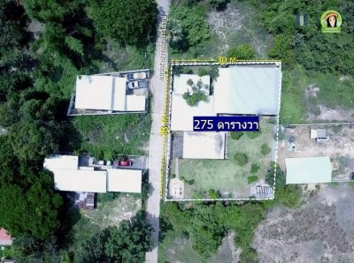 บ้านเดี่ยวชั้นเดียวยกสูง พร้อมอาคารรับรอง เนื้อที่เยอะ หน้ากว้าง ร่มรื่นมาก บรรยากาศดีมีความเป็นส่วนตัว