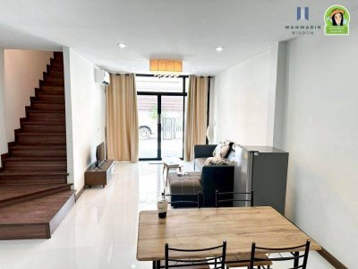 ทาวน์โฮม 2 ชั้น 1 คูหากลาง ในโครงการบ้านภัคภิรมย์ 2 (บ้านก้านเหลือง) ต.ขามใหญ่