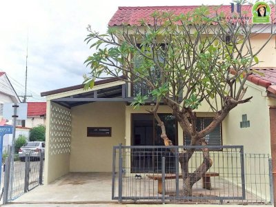 บ้าน 2 ชั้น หลังมุม รีโนเวทใหม่ ในโครงการบ้านเอื้ออาทรห้วยคุ้มเฟส 1