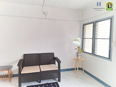 บ้าน 2 ชั้น หลังมุม รีโนเวทใหม่ ในโครงการบ้านเอื้ออาทรห้วยคุ้มเฟส 1