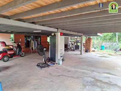 บ้านเดี่ยวยกถุนสูง สไตล์บ้านพักตากอากาศ