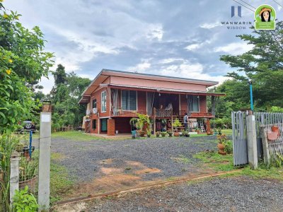 บ้านเดี่ยวยกถุนสูง สไตล์บ้านพักตากอากาศ