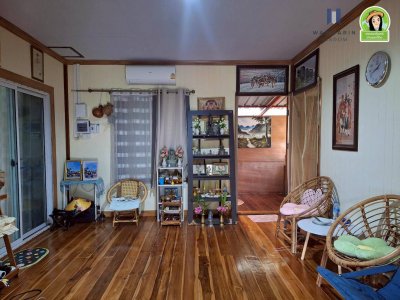 บ้านเดี่ยวยกถุนสูง สไตล์บ้านพักตากอากาศ