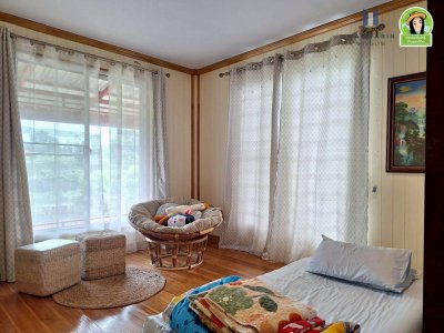 บ้านเดี่ยวยกถุนสูง สไตล์บ้านพักตากอากาศ