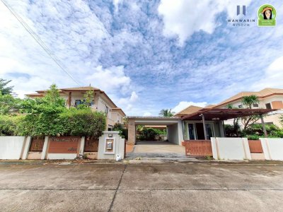 บ้านเดี่ยว 2 ชั้นในโครงการสาริน7 วารินชำราบ ที่ดินโฉนด 2 แปลง