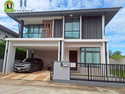 บ้านเดี่ยว 2 ชั้น หลังมุมเนื้อที่เยอะ ในโครงการระดับพรีเมี่ยม THE RIVER ARK