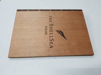 wooden menu