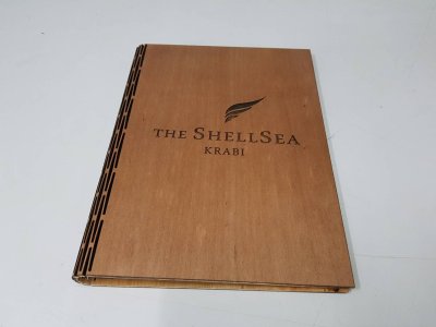 wooden menu