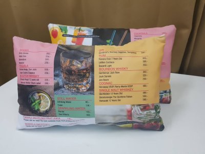 Floating pillow menu