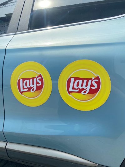 Die-cut car magnets Die-cut car magnets