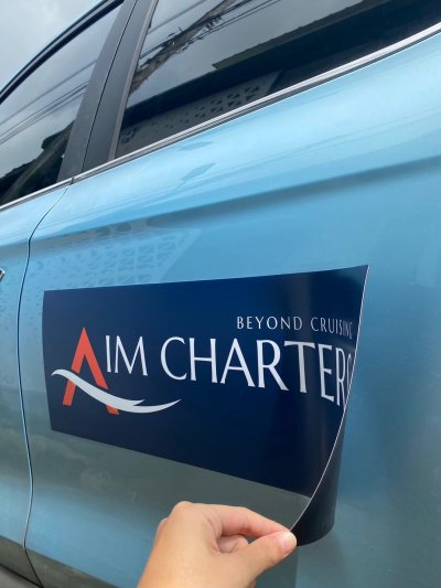 Die-cut car magnets Die-cut car magnets