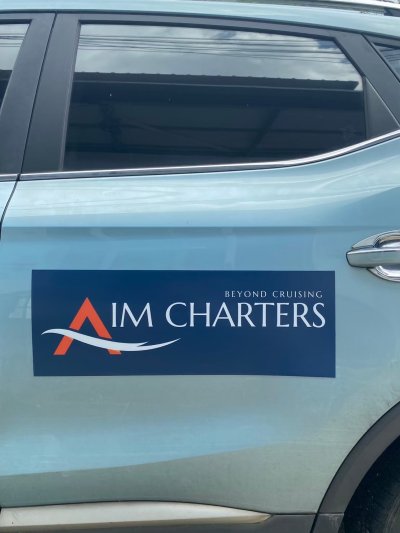 Die-cut car magnets Die-cut car magnets