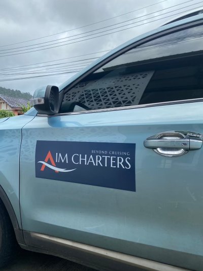 Die-cut car magnets Die-cut car magnets