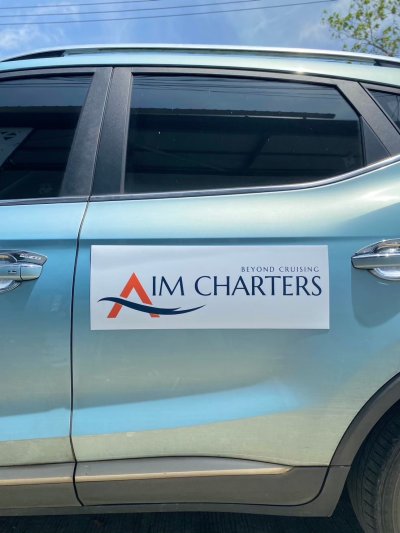 Die-cut car magnets Die-cut car magnets