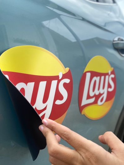 Die-cut car magnets Die-cut car magnets