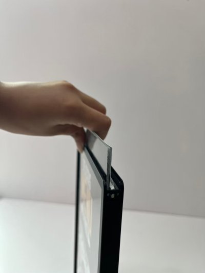 Stella LED Slim table light, white - black Stella LED Slim table light, white - black