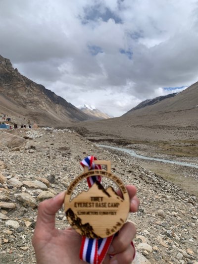 wooden medal