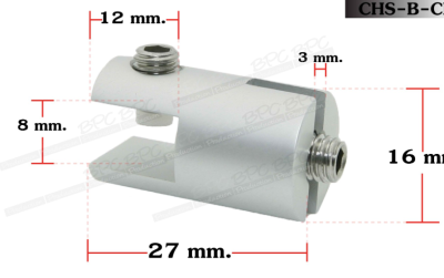 Bracket for plate thickness 4-8 mm.