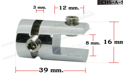 Bracket for plate thickness 4-8 mm.