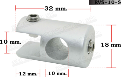 Bracket for plate thickness 4-10 mm.