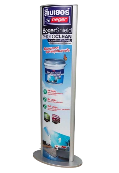 Light Box สำหรับตั้งพื้น 0.3 สูง 1.2 ม. แบบไม่หมุน Light Box สำหรับตั้งพื้น 0.3 สูง 1.2 ม. แบบไม่หมุน