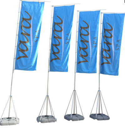 Big Giant Flag outdoor higt 5 M. Base water weight