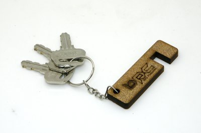 key chain wood shore phone