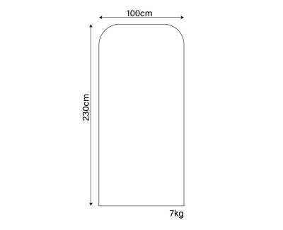 Fabric backdrop, aluminum frame, round pipe