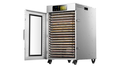 เครื่องอบลมร้อน 18 ถาด สแตนเลสฟู้ดเกรด(Food Grade)