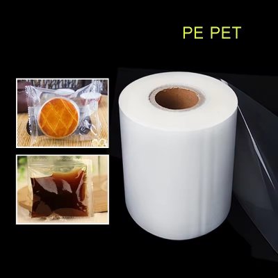 ม้วนฟิล์มใสสำหรับเครื่องบรรจุอัตโนมัติ PET/CPP