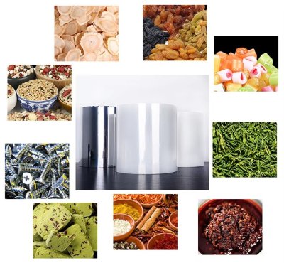 ม้วนฟิล์มใสสำหรับเครื่องบรรจุอัตโนมัติ PET/CPP