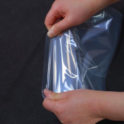 ถุงซีลสูญญากาศลายเรียบซีล 3 ด้าน หนา 220 ไมครอน(100 ใบ/แพ็ค)