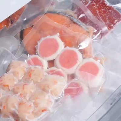 ถุงซีลสูญญากาศลายเรียบซีล 3 ด้าน หนา 170 ไมครอน (100 ใบ/แพ็ค)