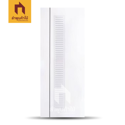 ประตูuPVC ลายเกล็ดยาว ขนาด 70 x 200 cm.