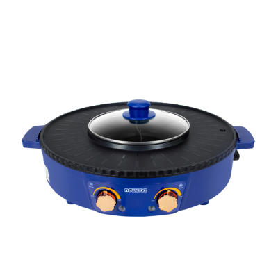NEWWAVE เตาปิ้งย่าง-หม้อสุกี้ 2in1 รุ่น NW-BBQ1504