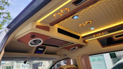 commuter ตกแต่งทั้งคัน โทนครีม