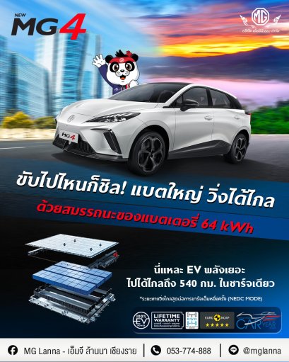 ขับไปไหนก็ชิลล์! กับ NEW MG4