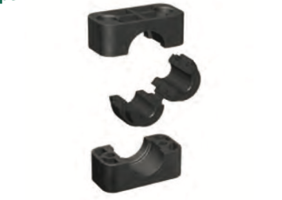 Clamp Body With Rubber Insert Type RI