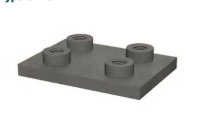 Weld Plate for Double Clamps Type SPAS