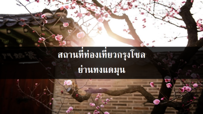 สถานที่ท่องเที่ยวกรุงโซล ย่านทงแดมุน