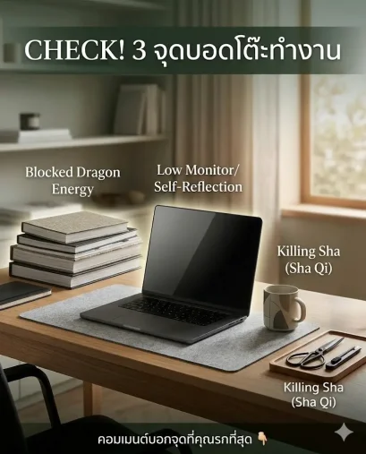 "เช็กด่วน! 3 จุดบอดบนโต๊ะทำงานที่คนรุ่นใหม่อาจมองข้าม