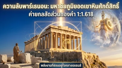 ถอดรหัสฮวงจุ้ยวิหารพาร์เธนอน: มหาค่ายกลหินไร้เส้นตรง 2,500 ปี สัดส่วนทองคำ และพีระมิดล่องหนปกป้องเอเธนส์