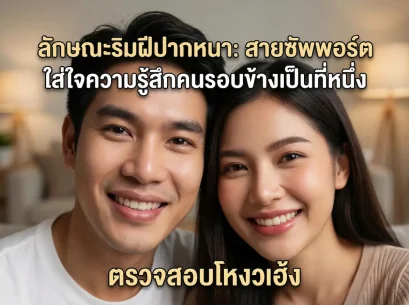 โหงวเฮ้ง ริมฝีปาก บอกใจคน